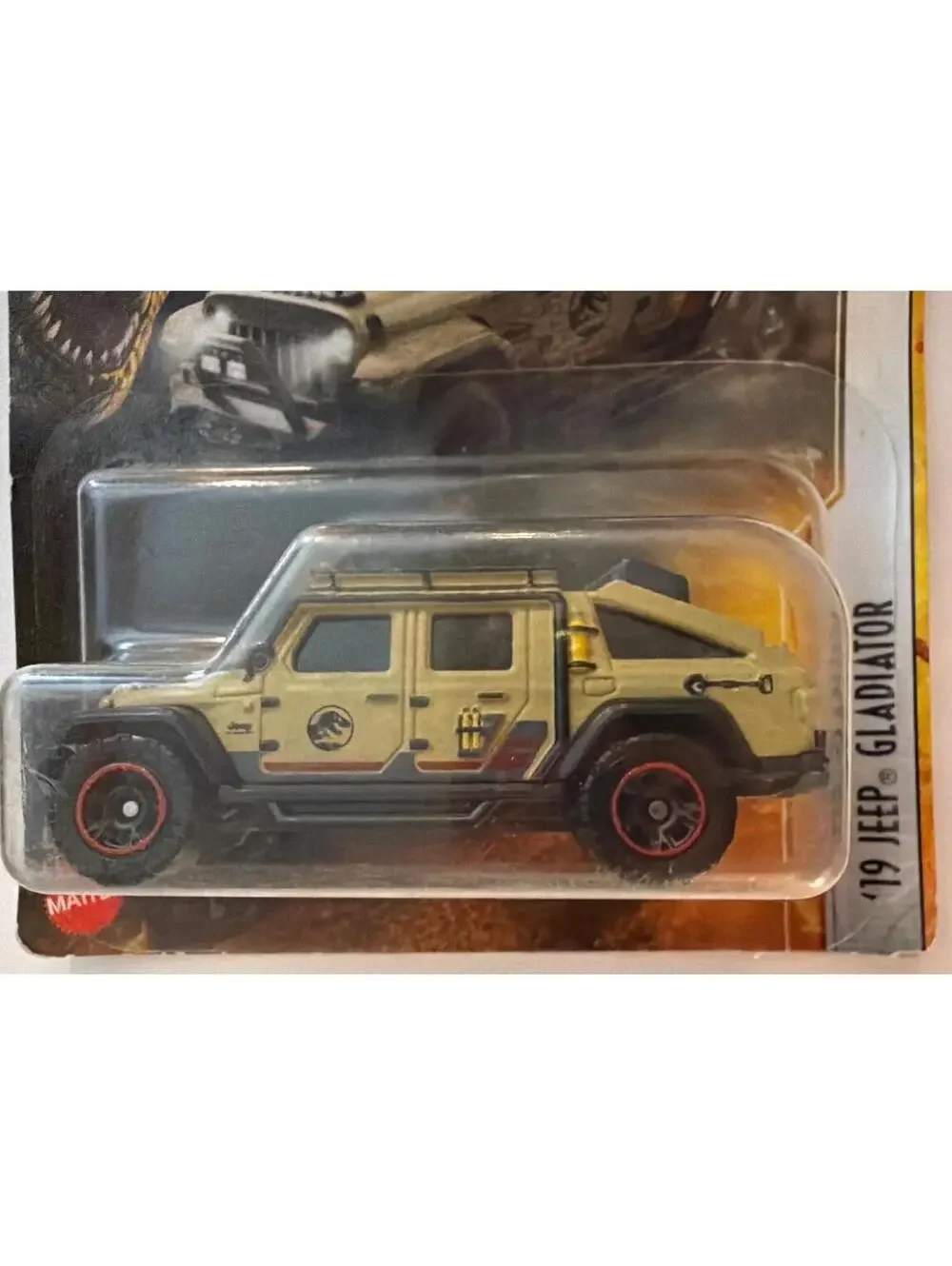 Jurassic World Dominion Matchbox 19 Jeep Gladiator Die-Cast Car 3+ Collectible T